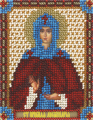 Набор для вышивания Panna Икона Святой Преподобной Аполлинарии ЦМ-1483