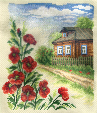 Набор для вышивания Panna Цветы у дома ПС-0383