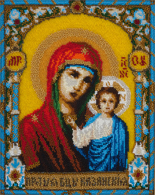 Набор для вышивания Panna Икона Казанской Божией Матери ЦМ-1136