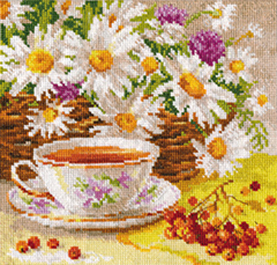 Набор для вышивания Алиса Полуденный чай №045 5-13 18х18