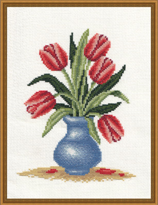 Набор для вышивания Кларт Букет тюльпанов 8-033