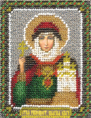 Набор для вышивания Panna Икона Святой равноапостольной Княгини Ольги ЦМ-1304