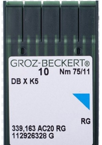 Швейные иглы для промышленных машин Groz Beckert DBxK5 SAN 1 GEBEDUR №70 10