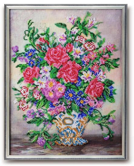 Набор для вышивания Радуга бисера Вальс цветов №12 В-252