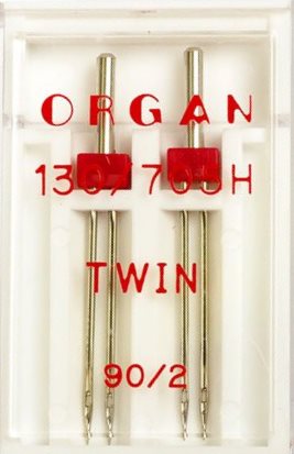 Иглы Organ двойные 1-90/2 130/705H