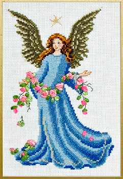 Набор для вышивания Panna Ангел с розами Ф-0437
