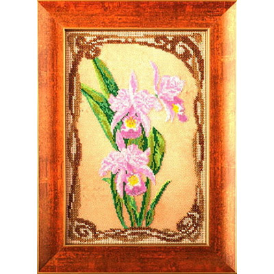 Набор для вышивания Радуга бисера Грациозные орхидеи №14 В-416 17х26см