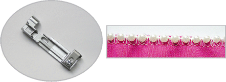 Лапка Merrylock №4C для пришивания бисера и блесток, металлическая (A1A283000)