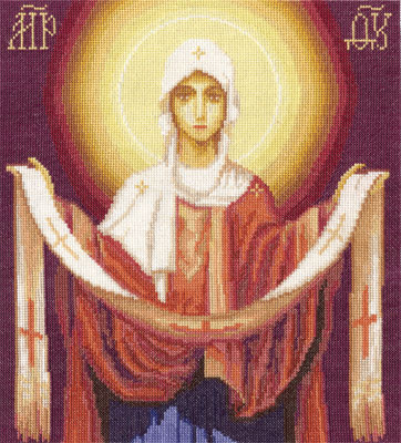 Набор для вышивания Panna Икона Божией Матери Покров Пресвятой Богородицы ЦМ-1270