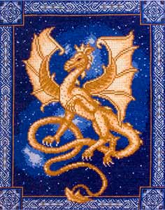Набор для вышивания Panna Небесный дракон Ф-0488