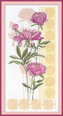 Набор для вышивания Panna Цветы наших садов Темперамент Ц-0792