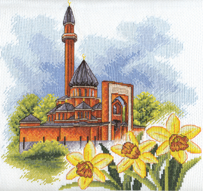 Набор для вышивания Panna Мемориальная мечеть в Москве МЧ-1407