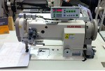 Двухигольная промышленная швейная машина с тройным продвижением Golden Wheel CSU-4252-ABFT