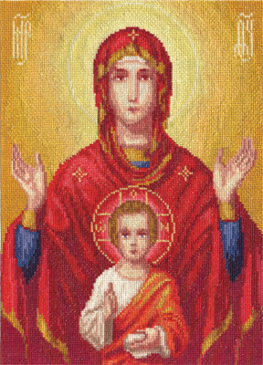 Набор для вышивания Panna Икона Божией Матери Знамение ЦМ-1333