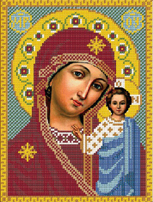 Набор для вышивания Нова Слобода Казанская Богородица С №06 9024