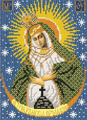 Набор для вышивания Нова Слобода Богородица Остробрамская С №02 9019
