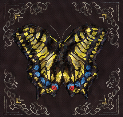 Набор для вышивания Кларт Желтая бабочка 8-114