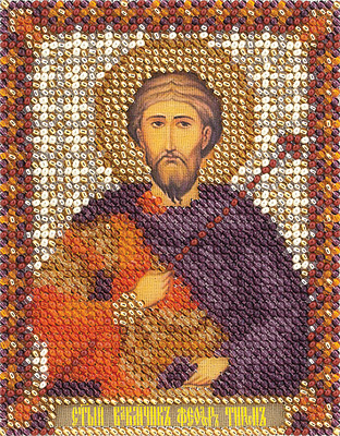 Набор для вышивания Panna Икона Святого Великомученика Феодора Тирона ЦМ-1482