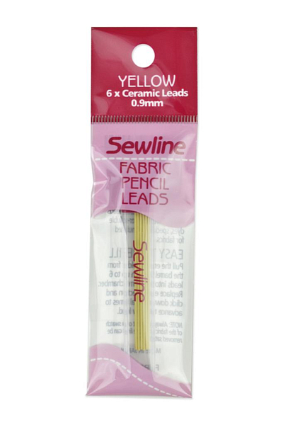 Грифель Sewline FAB50008 для карандаша для ткани, 6 шт, желтый
