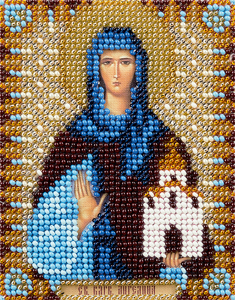 Набор для вышивания Panna Икона Святой преподобной Ангелины Сербской ЦМ-1752