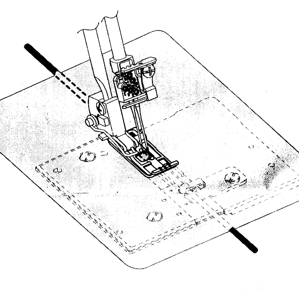 Лапка Merrylock H10793B для пришивания шнура или канта 1,5-2 мм