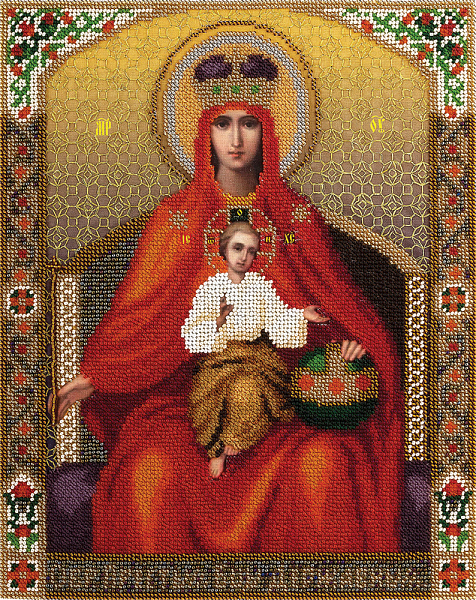 Набор для вышивания Panna Икона Божией Матери, державная ЦМ-1477
