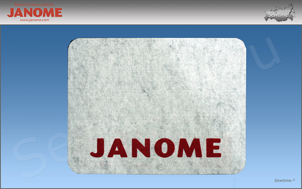Коврик для швейной техники с логотипом Janome