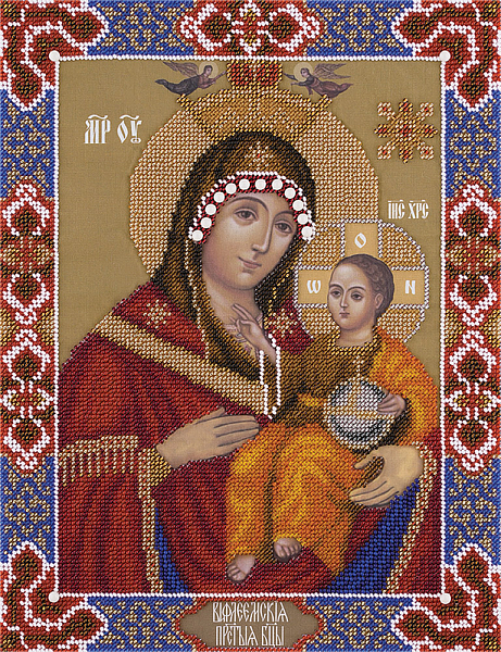 Набор для вышивания Panna Икона Божьей Матери Вифлеемская ЦМ-1684