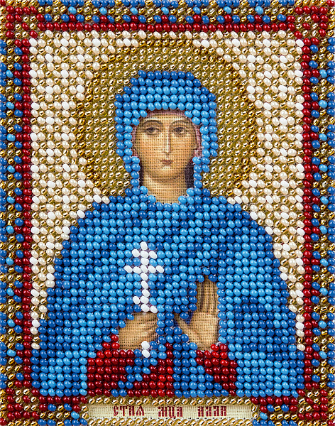 Набор для вышивания Panna Икона Святой мученицы Аллы Готфской ЦМ-1750