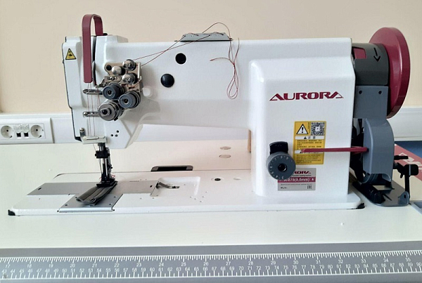 Двухигольная промышленная швейная машина Aurora A-878 (265 мм вылет рукава)