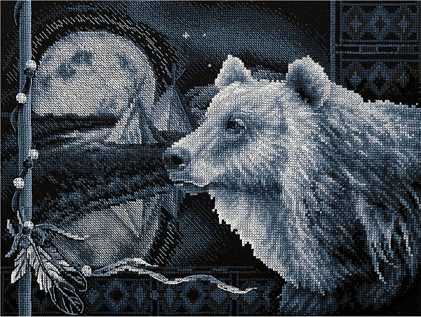Набор для вышивания Panna Предание о медведе Ж-1714