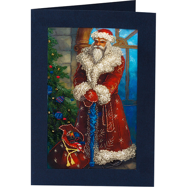 Набор для вышивания Panna Открытка Дед Мороз ЖК-2047