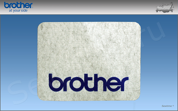 Коврик для швейной техники с логотипом Brother