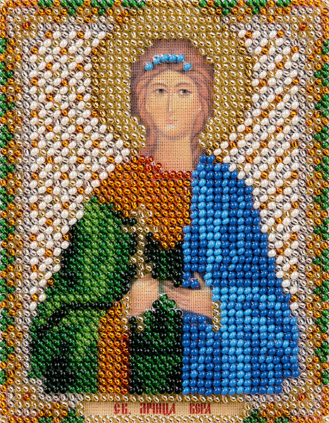 Набор для вышивания Panna Икона Святой мученицы Веры Римской ЦМ-1751