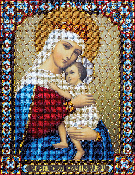 Набор для вышивания Panna Икона Божией Матери Отчаявшихся Единая Надежда ЦМ-1704