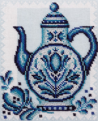 Набор для вышивания Кларт Синие лепестки 8-159