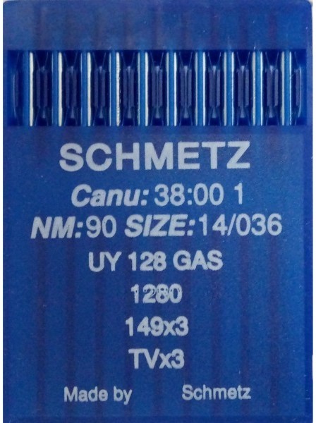 Швейные иглы для промышленных машин Schmetz UY 128 GAS SES №65