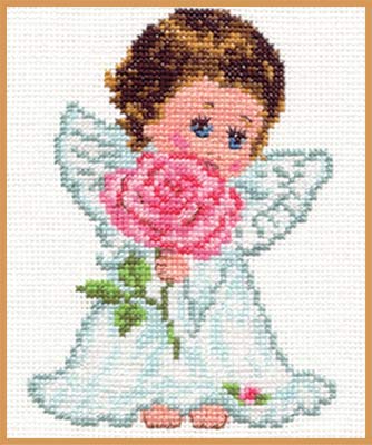Набор для вышивания Алиса Ангелок любви №012 0-13 10х14см
