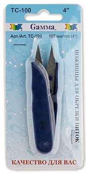 Ножницы Gamma TC-100 для обрезки ниток, кусачки портновские