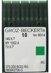 Швейные иглы для промышленных машин Groz Beckert TVx7 №80 12