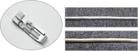Лапка Merrylock №5C для пришивания шнура или канта 2-3 мм, металлическая (A1A321004)