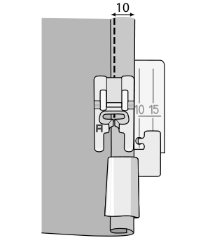 Приспособление Husqvarna 4120176-45 для подгибки шириной 10 мм