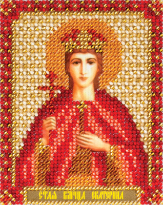 Набор для вышивания Panna Икона Святой Великомученицы Екатерины ЦМ-1433
