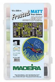 Набор ниток Madeira 8087, 18x500, Frosted Matt, №40