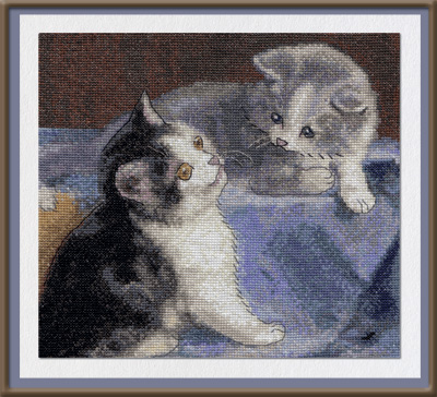 Набор для вышивания Кларт Друзья-котята 8-036