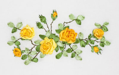 Набор для вышивания Panna Желтые розы Ц-1089
