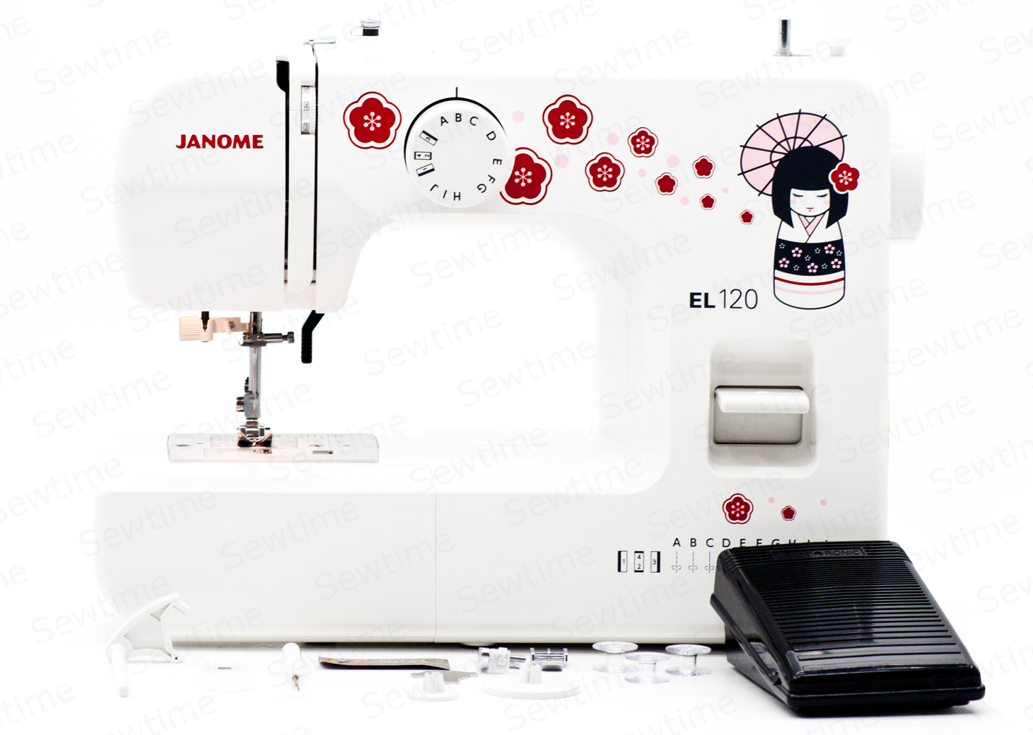 Швейная машина Janome EL 120 купить по хорошей цене в Sewtime