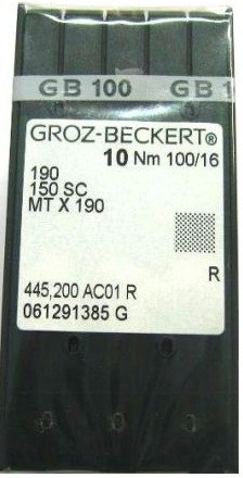 Швейные иглы для промышленных машин Groz Beckert MTx190190 №120 19