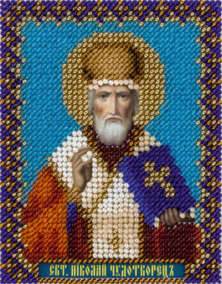 Набор для вышивания Panna Икона Святителя Николая Чудотворца ЦМ-1338
