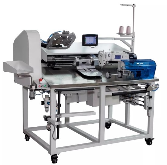 Промышленная швейная машина с программируемой строчкой для формовки и пришивания накладных карманов Aurora ASM-2010H-S-AT